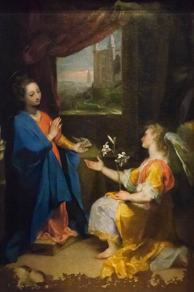 Zwiastowanie, ołtarz autorstwa Federico Fiori Barocci or Baroccio