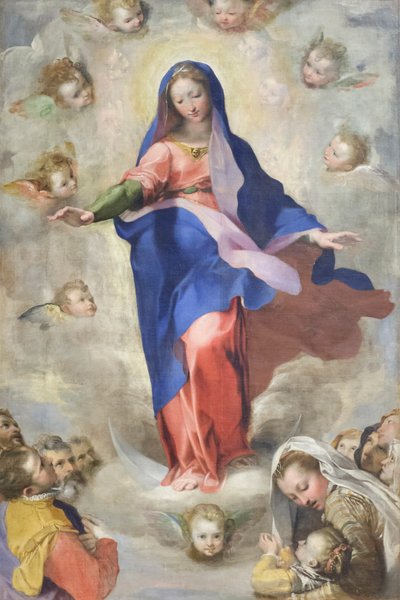 Niepokalane Poczęcie, ok. 1575 (olej na płótnie) autorstwa Federico Fiori Barocci or Baroccio