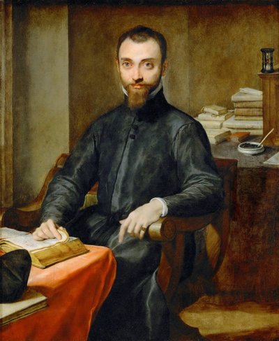 Monsignor Giuliano della Rovere (1559-1621) - Federigo Barocci (1528-1612). Olej na płótnie, ok. 1595. Wymiar: 117x97,5 cm. Muzeum Historii Sztuki, Wiedeń autorstwa Federico Fiori Barocci or Baroccio