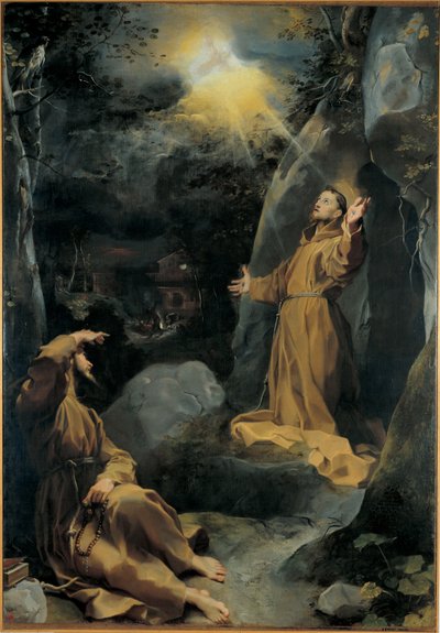 Święty Franciszek z Asyżu otrzymujący stygmaty autorstwa Federico Fiori Barocci or Baroccio