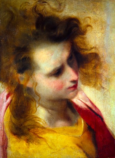 Teos: Luonnos alttaritaululle Urbino of St. Johnissa (öljy paperille tai kankaalle) kiillotus autorstwa Federico Fiori Barocci or Baroccio