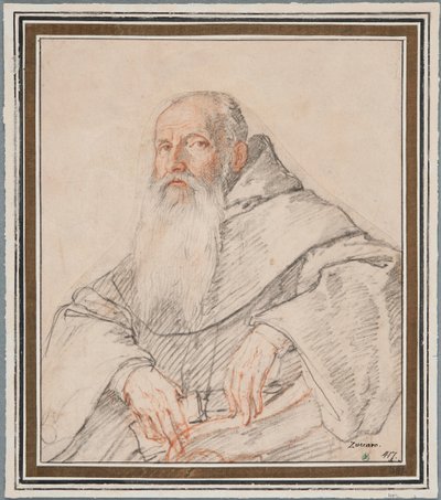 Portret brodatego mnicha autorstwa Federico Zuccaro