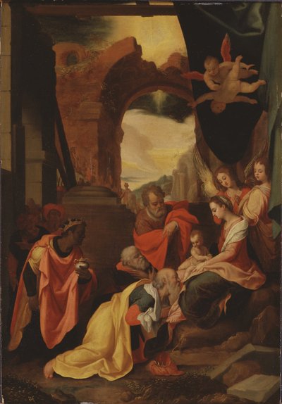 Die Anbetung der Könige autorstwa Federico Zuccaro