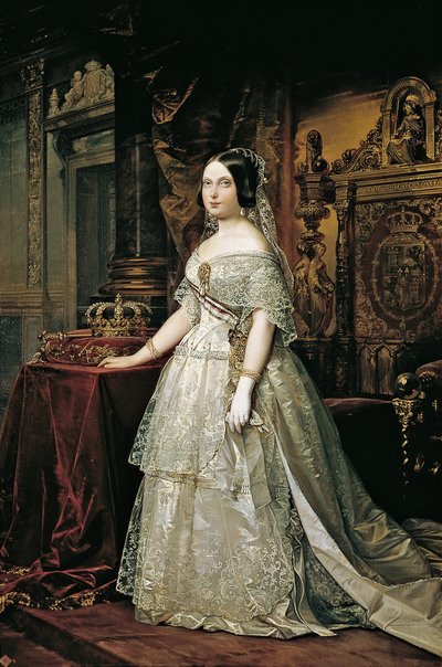 Izabela II Hiszpańska autorstwa Federico de Madrazo y Kuntz