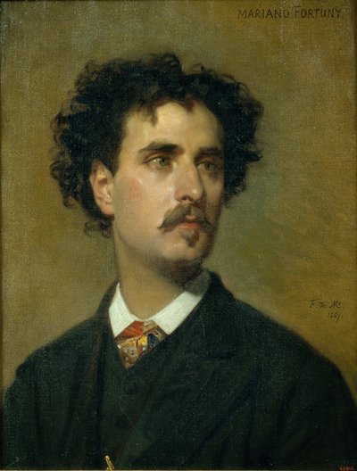 Mariano Fortuny autorstwa Federico de Madrazo y Kuntz