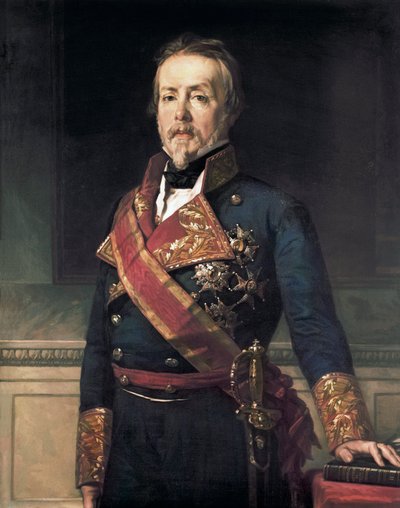 Portret Evaristo Fernandeza de San Miguel y Valledor (1785-1862), hiszpańskiego wojskowego szlachcica i polityka autorstwa Federico de Madrazo y Kuntz