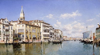 Canal Grande, Wenecja, 1883 autorstwa Federico del Campo