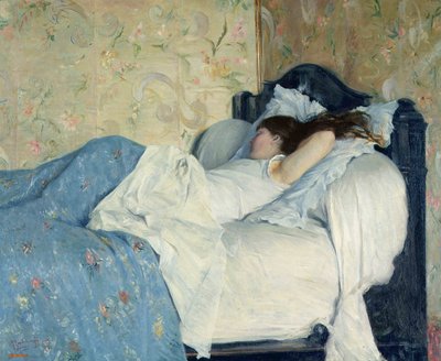 W łóżku, 1878. autorstwa Federigo Zandomeneghi