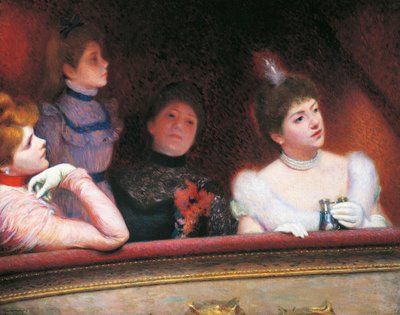 Scena lub Teatr Au autorstwa Federigo Zandomeneghi