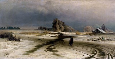 Odwilż, 1871 autorstwa Fedor Aleksandrovich Vasiliev