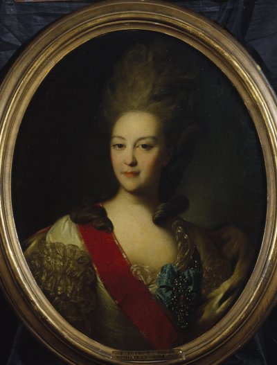Portret hrabiny Jekateriny Nikołajewnej Orłowej 1758-1781, s. 1779 autorstwa Fedor Stepanovich Rokotov