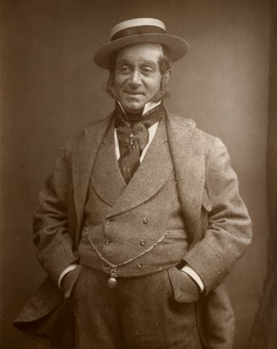 David James, brytyjski aktor, 1884 autorstwa Fehrenbach