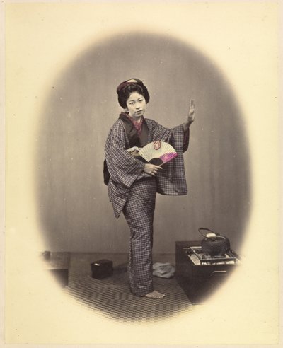 Tańcząca dziewczyna 1868 Felice Beato autorstwa Felice Beato