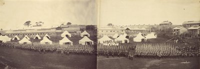 Grupowy portret królewskiego batalionu morskiego autorstwa Felice Beato