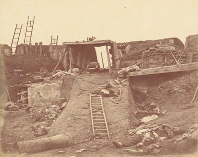 Wnętrze Angle of North Fort autorstwa Felice Beato