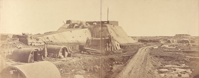 Wnętrze Angle of Taku North Fort autorstwa Felice Beato
