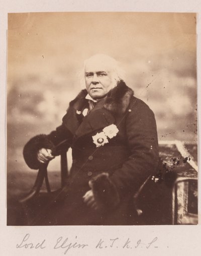 James Bruce ósmy hrabia Elgin, 1860 autorstwa Felice Beato