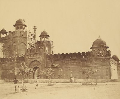 Brama Lahore Pałacu autorstwa Felice Beato