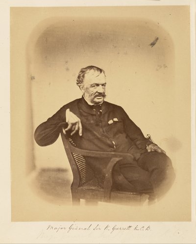 Generał dywizji Sir R. Garrett, K.C.B. autorstwa Felice Beato