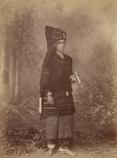 Kobieta z Palaung autorstwa Felice Beato