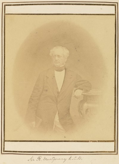 Sir R. Montgomery, K.C.B. autorstwa Felice Beato
