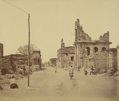 Droga do Cawnpore, Lucknow autorstwa Felice Beato