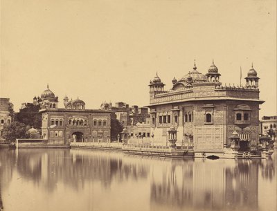 Złota Świątynia w Amritsar autorstwa Felice Beato
