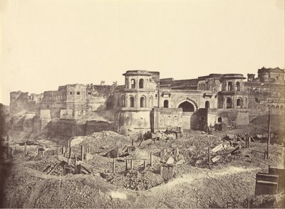 Mucha Bawn, czyli Stara Cytadela Lucknow autorstwa Felice Beato