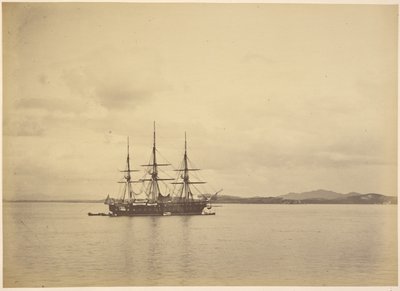 Amerykański statek "Colorado autorstwa Felice Beato