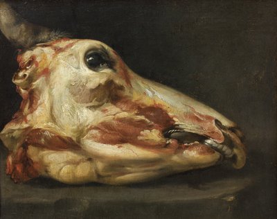 Skórzana Głowa Wołu autorstwa Felice Boselli