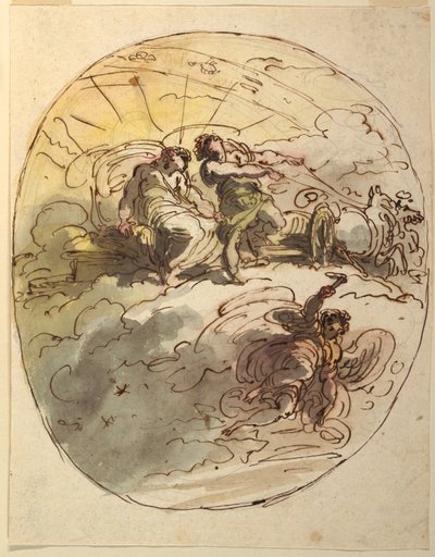 Faeton licytuje Apollo pożegnanie autorstwa Felice Giani