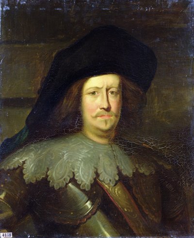 Portret Karola de Schomberga (1600-56) hrabiego Nanteuil i księcia Halluin, 1844 autorstwa Felice Marie Ferdinand Storelli