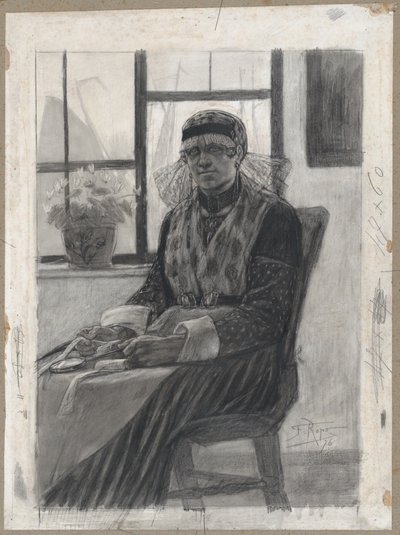 Koronkarz autorstwa Félicien Rops