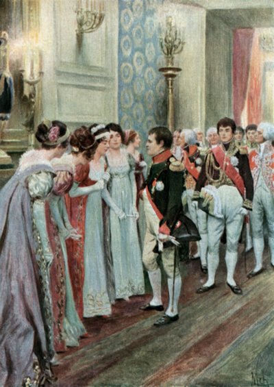Przyjęcie w Tuileries autorstwa Felicien baron de Myrbach Rheinfeld