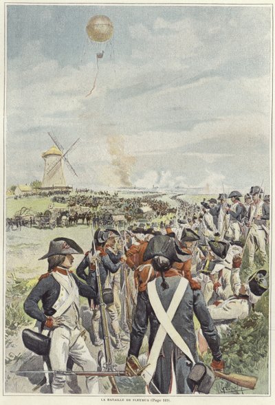 Bitwa pod Fleurus autorstwa Felicien baron de Myrbach Rheinfeld