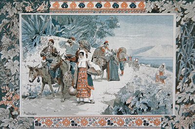 Wyjazd na winobranie w Dalmacji autorstwa Felicien baron de Myrbach Rheinfeld