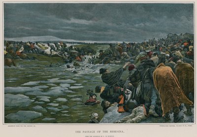 Przejście Beresina autorstwa Felicien baron de Myrbach Rheinfeld