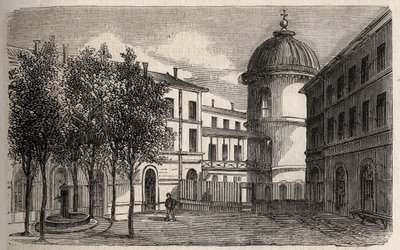 Paryż – Więzienie Petite Roquette (więzienie dla kobiet i młodzieży) – autorstwa Felix (after) Thorigny