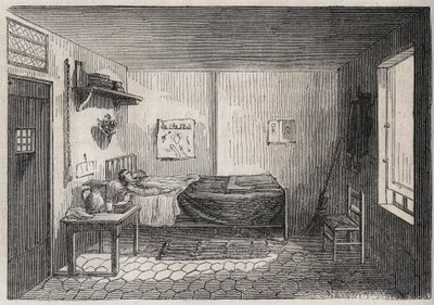 Paryż – Więzienie Petite Roquette (więzienie dla kobiet i młodzieży) – autorstwa Felix (after) Thorigny