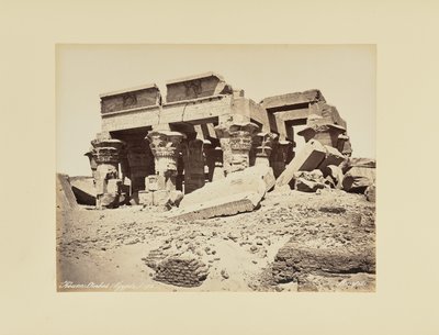 Koum-Ombos (Egipt) autorstwa Félix Bonfils