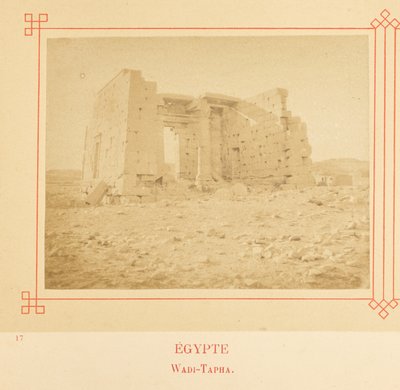 Wadi Tapha autorstwa Félix Bonfils