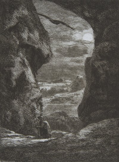 Pożegnanie Karpatz, 1857. autorstwa Felix Bracquemond