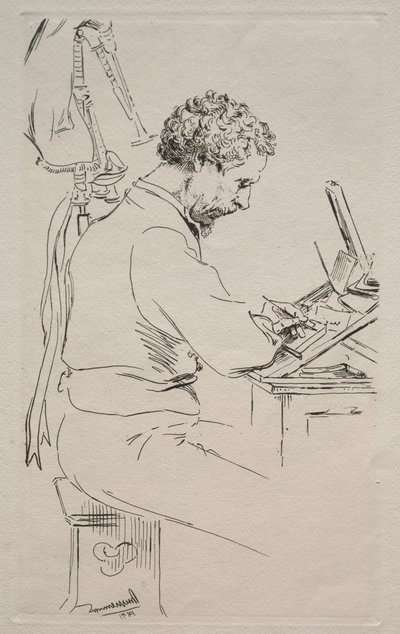 Charles Kean autorstwa Felix Bracquemond