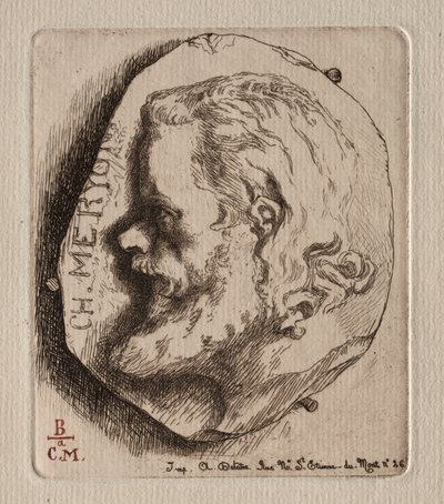 Karol Meryon, 1854. autorstwa Felix Bracquemond