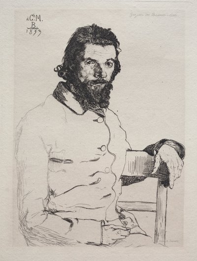 Charles Meryon, 1884. autorstwa Felix Bracquemond