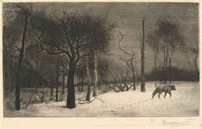 zima autorstwa Felix Bracquemond