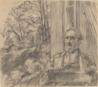 Jacob Meyer-Heine autorstwa Felix Bracquemond
