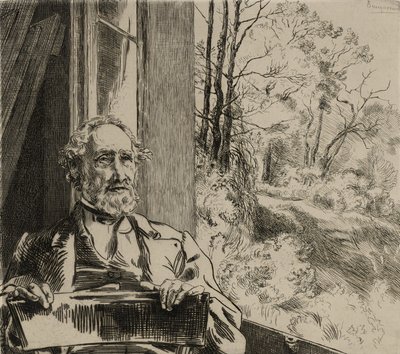 Portret Jacoba Meyera-Heine autorstwa Felix Bracquemond