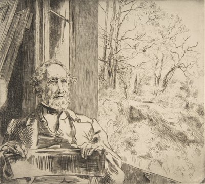 Portret Meyera-Heinego, 1872. autorstwa Felix Bracquemond