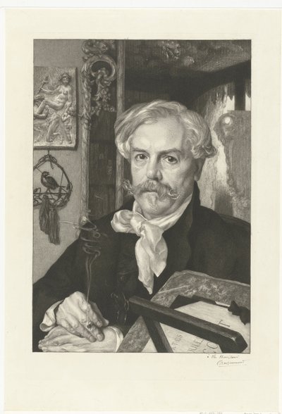 Portret autora Edmonda de Goncourt Portret Edmonda de Goncourt autorstwa Felix Bracquemond